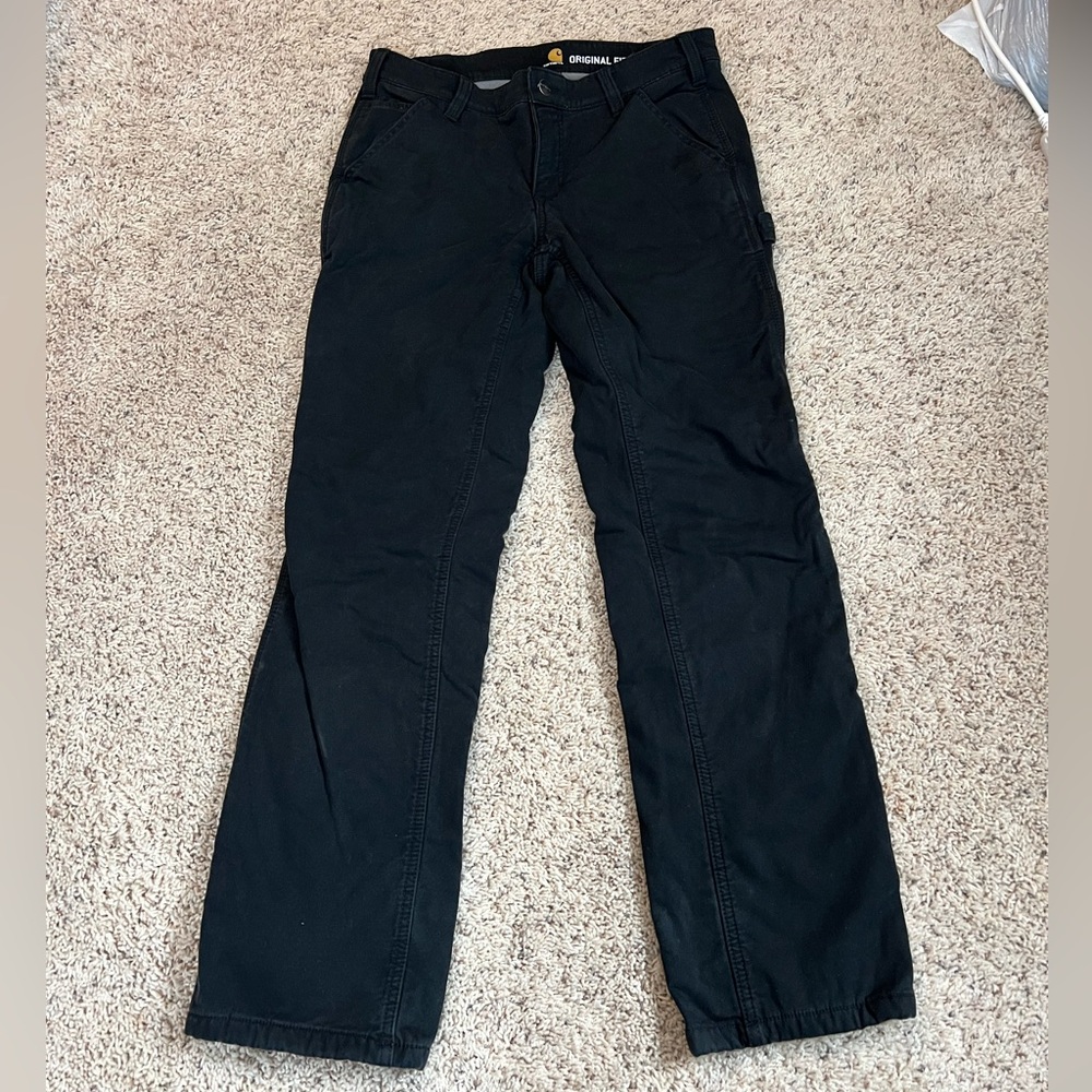 Fleece Lined Carhartt Cargo Pants